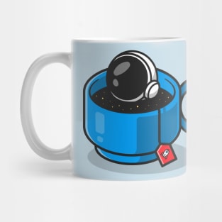Cute Astronaut Tea Cartoon Mug